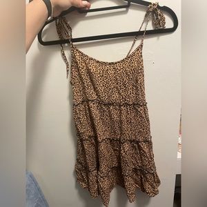 Leopard mini dress